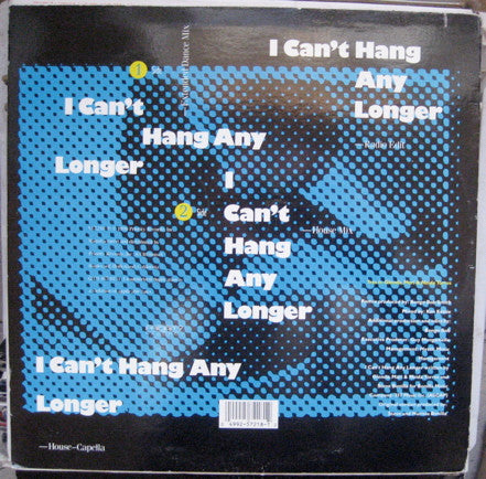 Tres : I Can't Hang Any Longer (12")