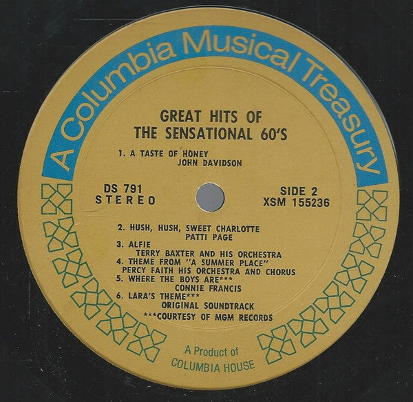 Various : Great Hits Of The Sensational 60's (LP, Album, Comp)