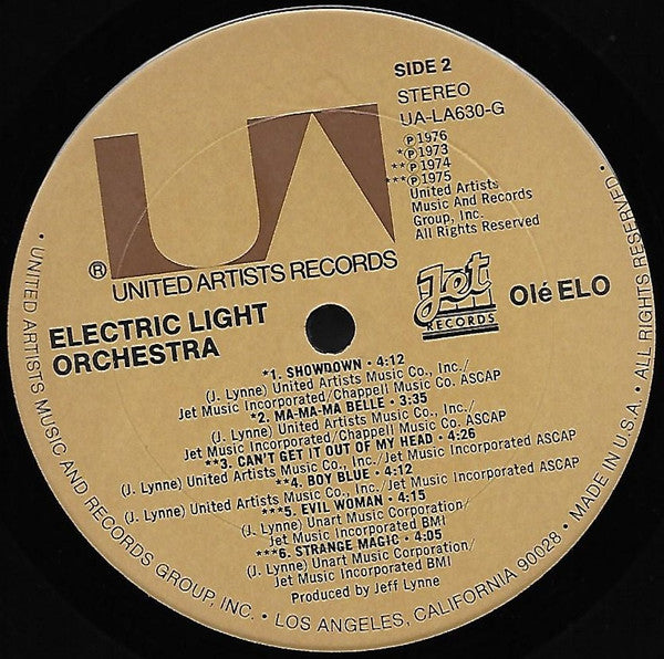 Electric Light Orchestra : Olé ELO (LP, Comp, Ter)