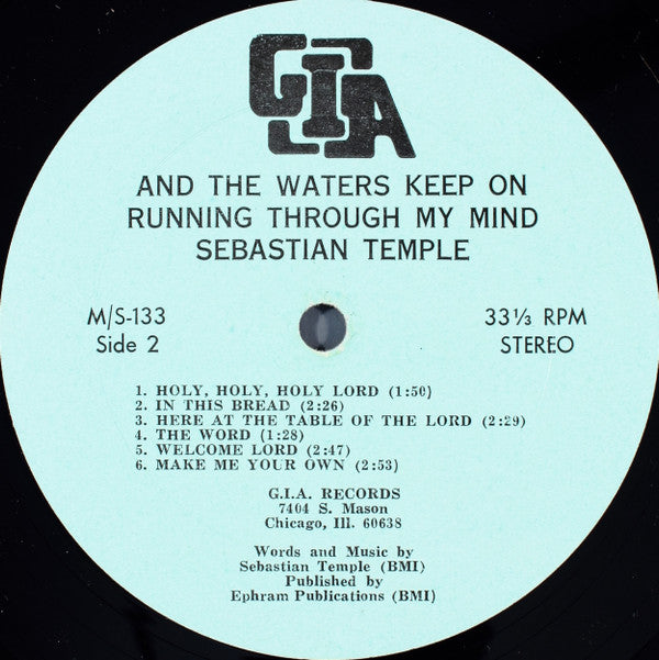 Sebastian Temple : And The Waters Keep On Running Through My Mind (LP, Album)