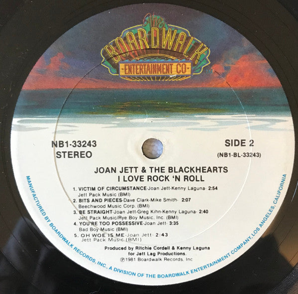 Joan Jett & The Blackhearts : I Love Rock 'N Roll (LP, Album, M/Print, RE)