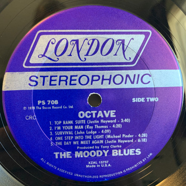 The Moody Blues : Octave (LP, Album, Club, CRC)