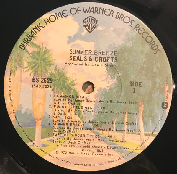 Seals & Crofts : Summer Breeze (LP, Album, RP, Los)