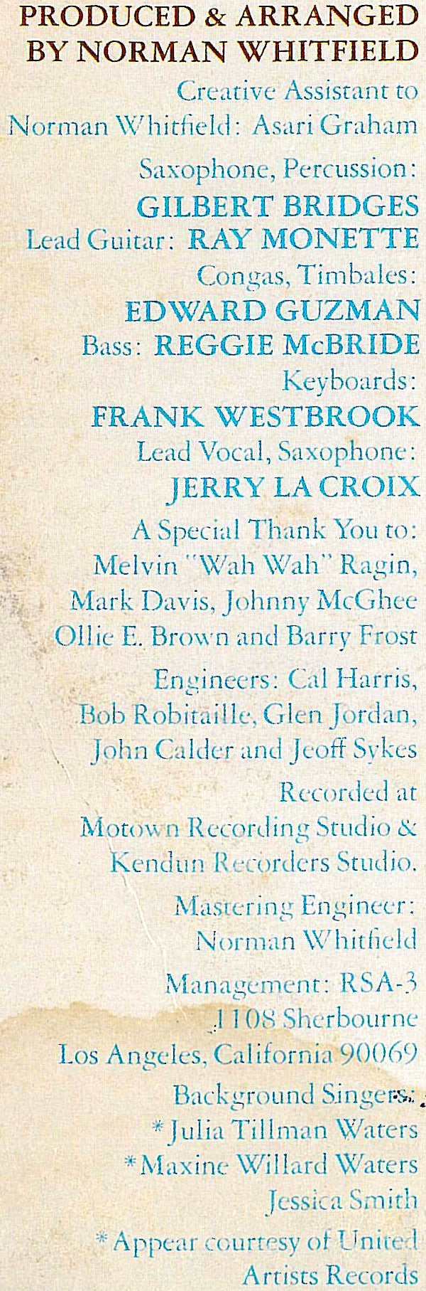 Rare Earth : Midnight Lady (LP, Album)