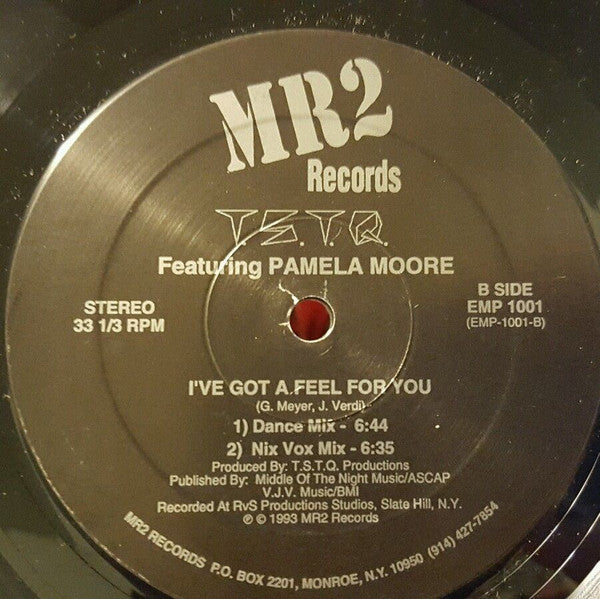 T.S.T.Q Featuring Pamela Moore (4) : I've Got A Feel For You (12")