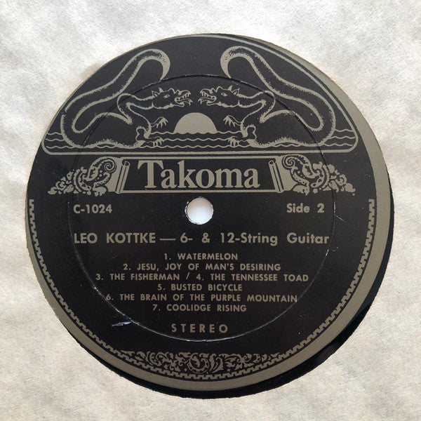 Leo Kottke : 6- And 12-String Guitar (LP, Album, RE, RP, Lar)