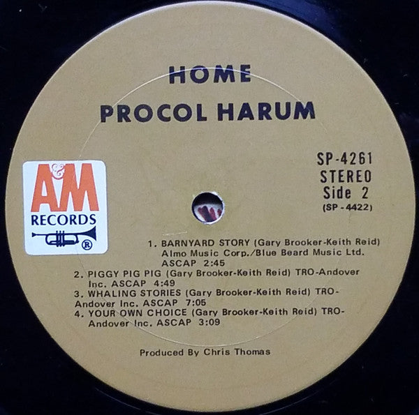 Procol Harum : Home (LP, Album, Ter)