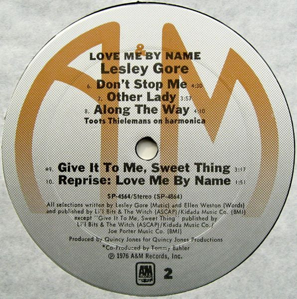 Lesley Gore : Love Me By Name (LP, Album)