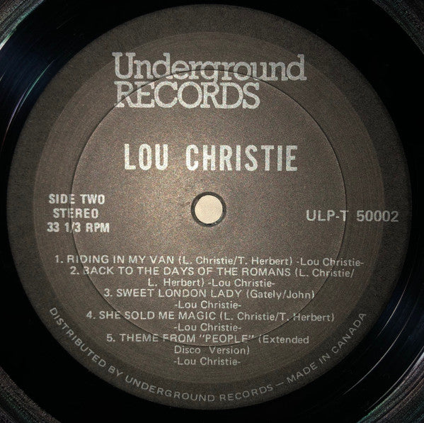 Lou Christie : Self Expression (LP)