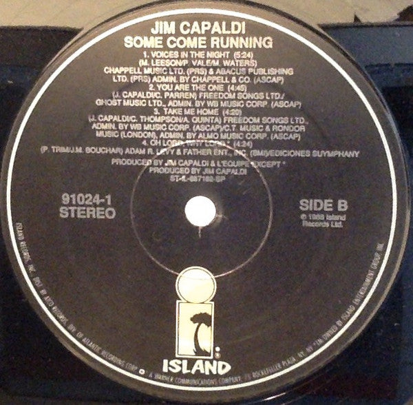 Jim Capaldi : Some Come Running (LP, Album, SP)