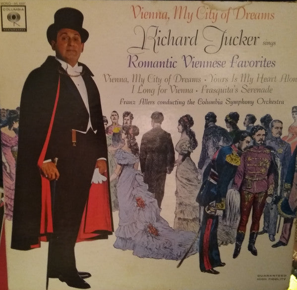 Richard Tucker (2) : Vienna, My City Of Dreams (LP, Mono)