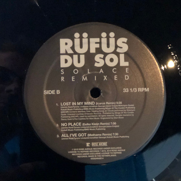 Rüfüs : Solace Remixed (2xLP, Album, Ltd)