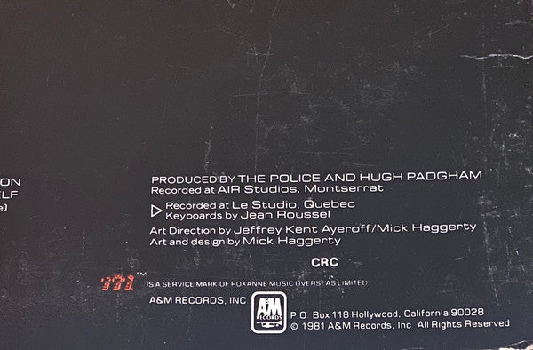 The Police : Ghost In The Machine (LP, Album, Club, Pi)