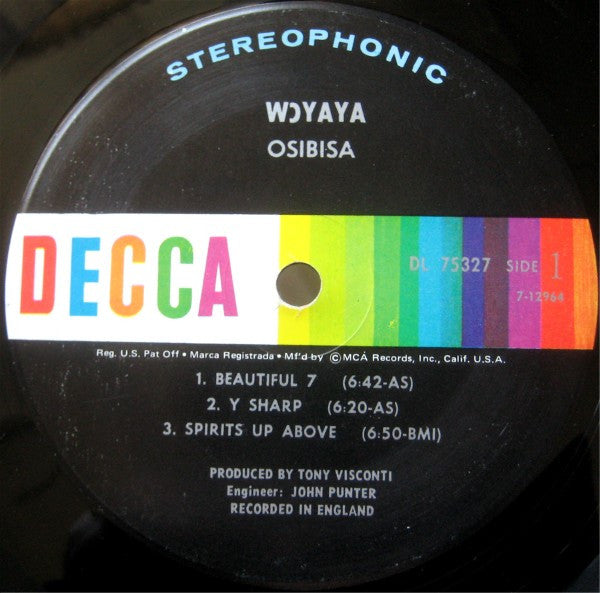 Osibisa : Wɔyaya (LP, Album, Pin)