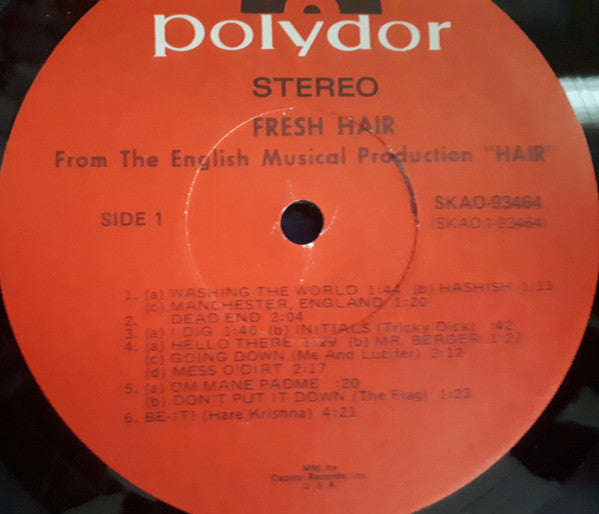 Various : Fresh Hair (LP, Gat)