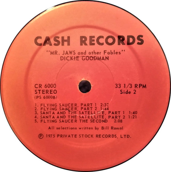 Dickie Goodman : Mr. Jaws And Other Fables (LP, Album, PRC)