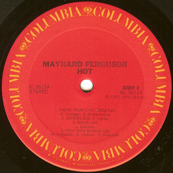 Maynard Ferguson : Hot (LP, Album)