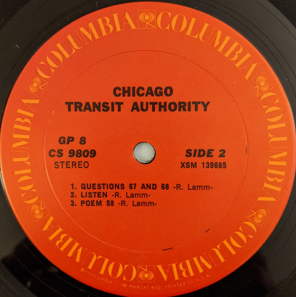 Chicago (2) : Chicago Transit Authority (2xLP, Album, RE, Ter)