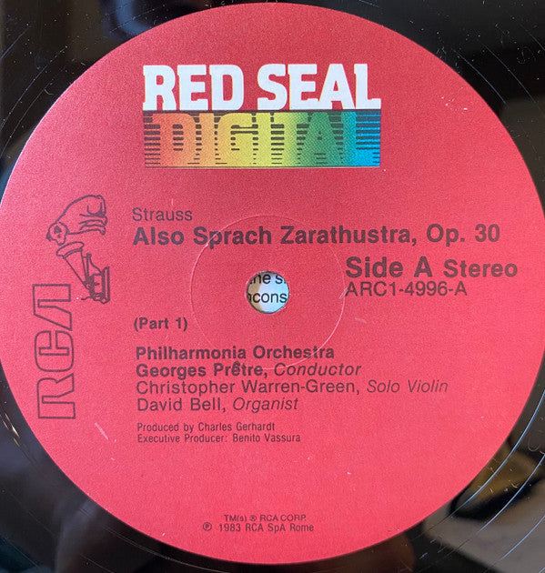 Richard Strauss, Philharmonia Orchestra, Georges Prêtre : Also Sprach Zarathustra (LP, Album)