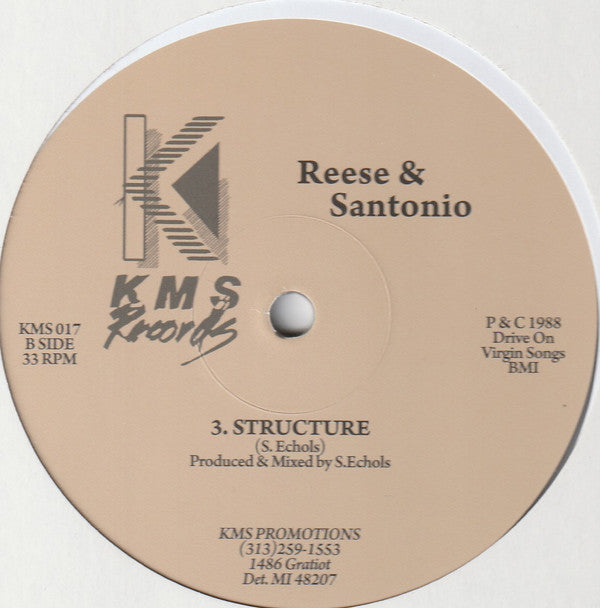Reese & Santonio : Truth Of Self Evidence (12", RE, RM, Cle)