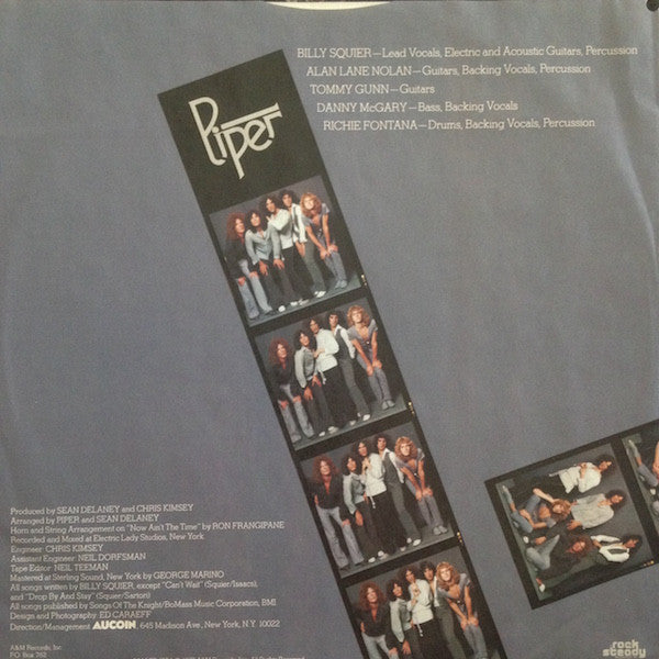 Piper (7) : Can't Wait (LP, Album, Promo, Mon)