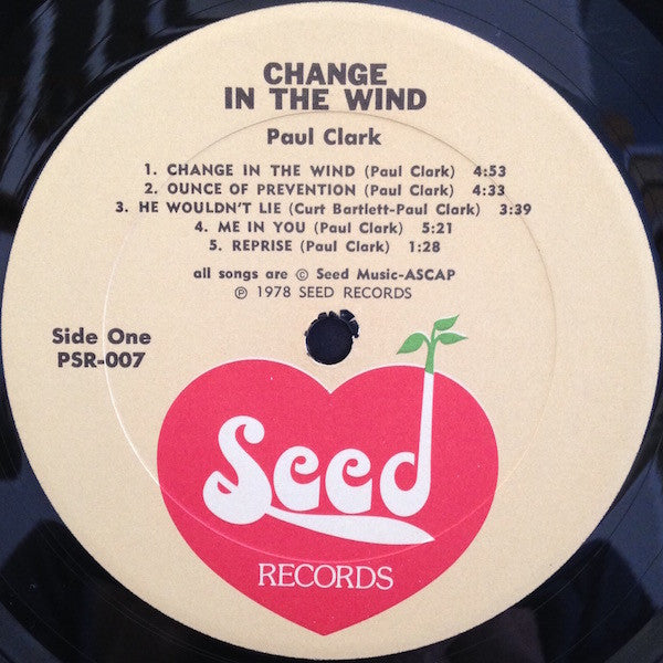 Paul Clark (5) : Change In The Wind (LP, Album)