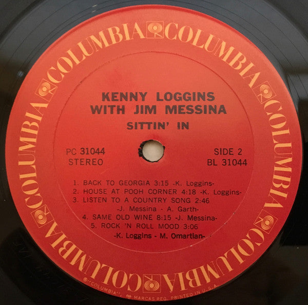 Loggins And Messina : Sittin' In (LP, Album, RE, Te)