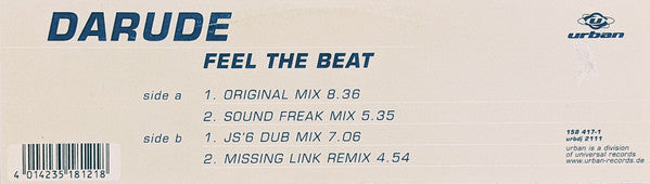 Darude : Feel The Beat (12")