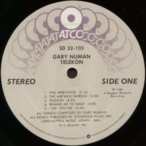 Gary Numan : Telekon (LP, Album, Pre)