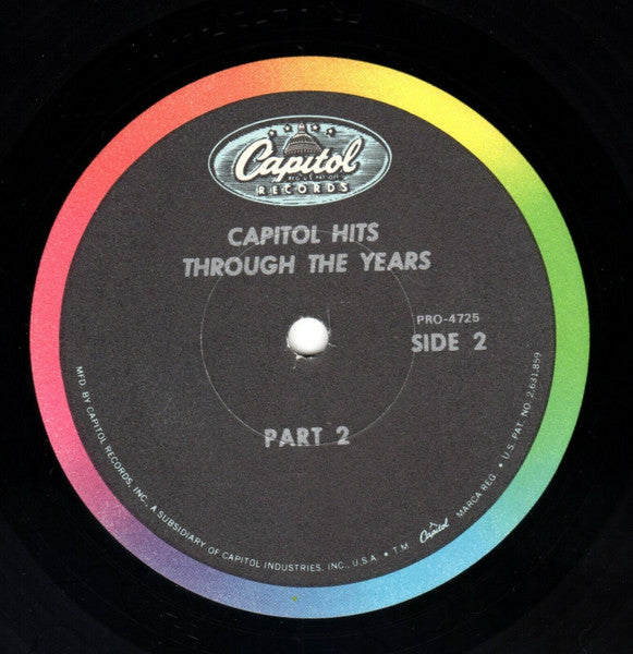 Various : Capitol Hits Through The Years (LP, Comp)