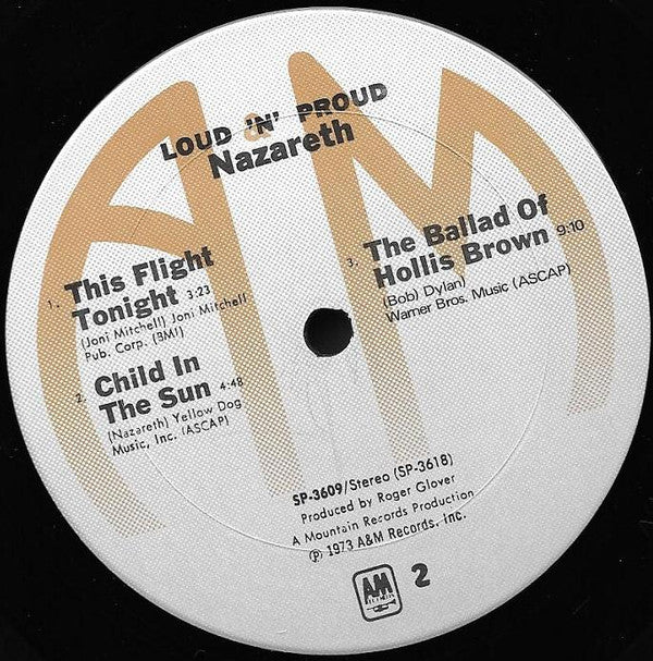 Nazareth (2) : Loud 'N' Proud (LP, Album, Ter)