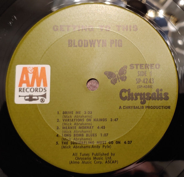 Blodwyn Pig : Getting To This (LP, Album, Oli)