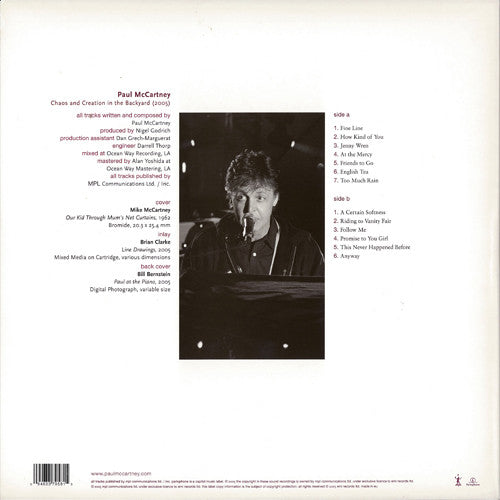 Paul McCartney : Chaos And Creation In The Backyard (LP, Album, Gat)
