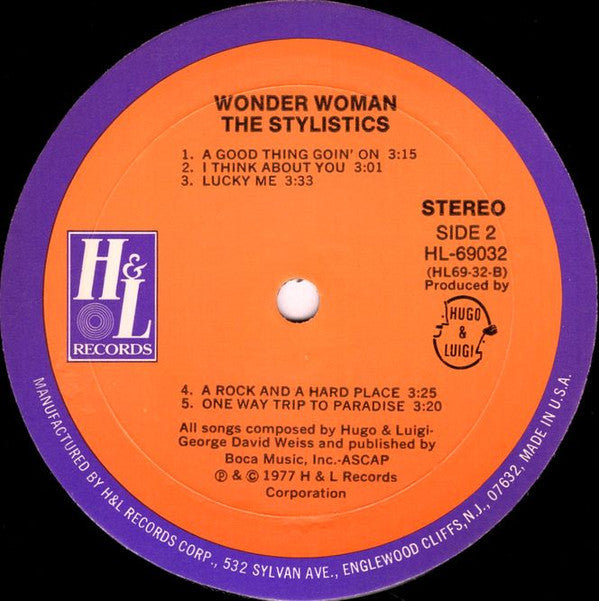 The Stylistics : Wonder Woman (LP, Album)