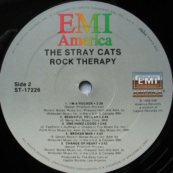 Stray Cats : Rock Therapy (LP, Album)