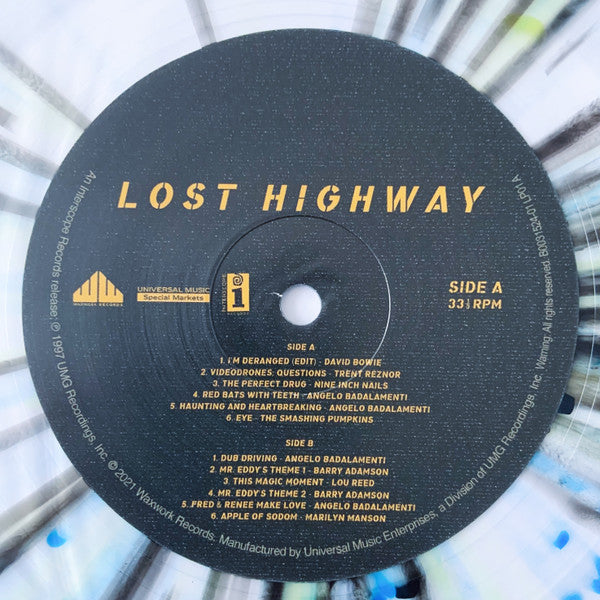 Various : Lost Highway (Original Motion Picture Soundtrack) (LP, Cle + LP, Cle + Album, Comp, Dlx, RE, RM, 150)