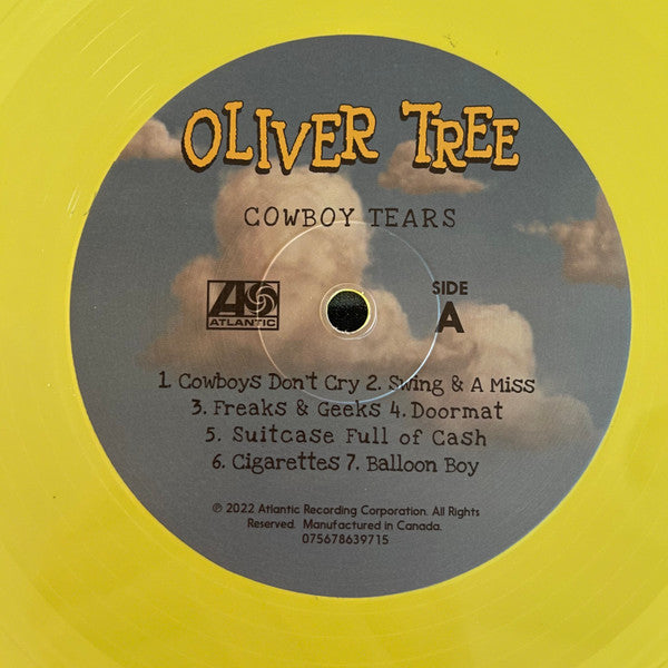 Oliver Tree : Cowboy Tears (LP, Album, Yel)