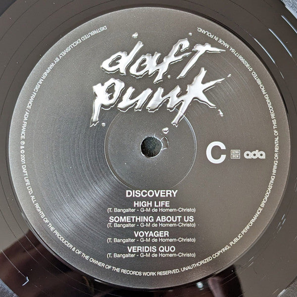 Daft Punk : Discovery (2xLP, Album, RE, Gat)