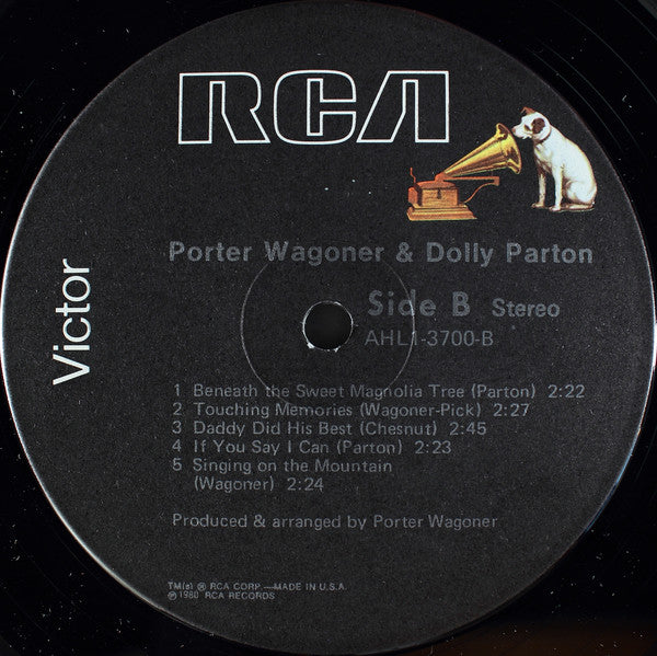 Porter Wagoner And Dolly Parton : Porter & Dolly (LP, Album, Ind)