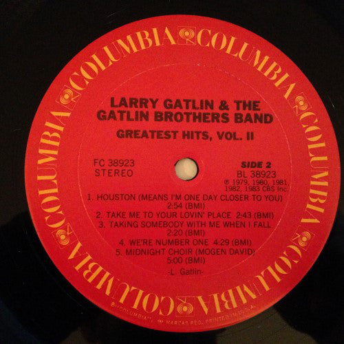Larry Gatlin & The Gatlin Brothers : Greatest Hits Vol. II (LP, Comp)