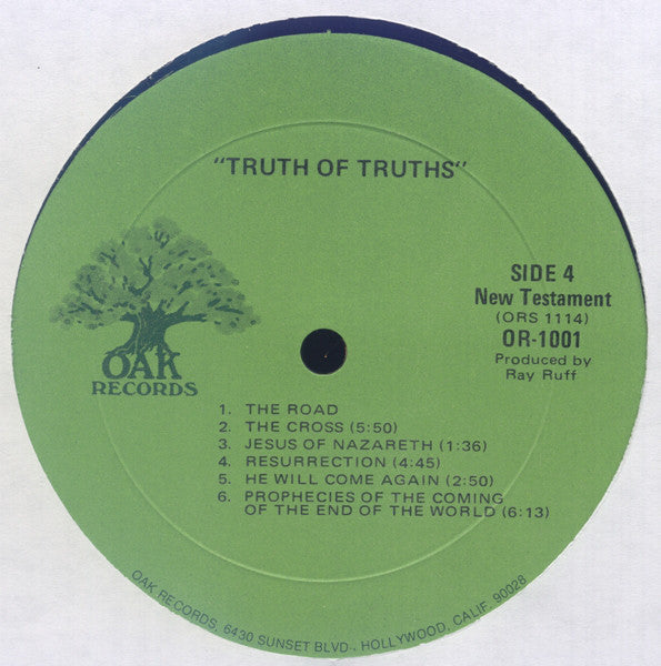 Various : Truth Of Truths (2xLP, San)