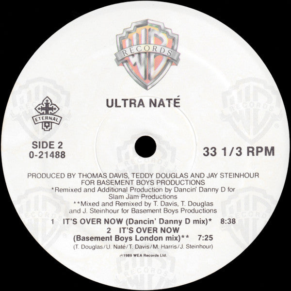 Ultra Naté : It's Over Now (12", Maxi)