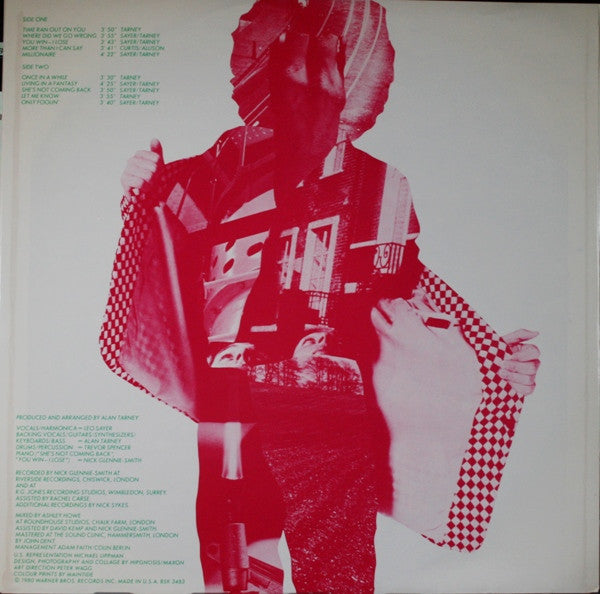 Leo Sayer : Living In A Fantasy (LP, Album, Club)