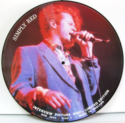 Simply Red : Limited Edition Interview Picture Disc (LP, Ltd, Pic, Unofficial)