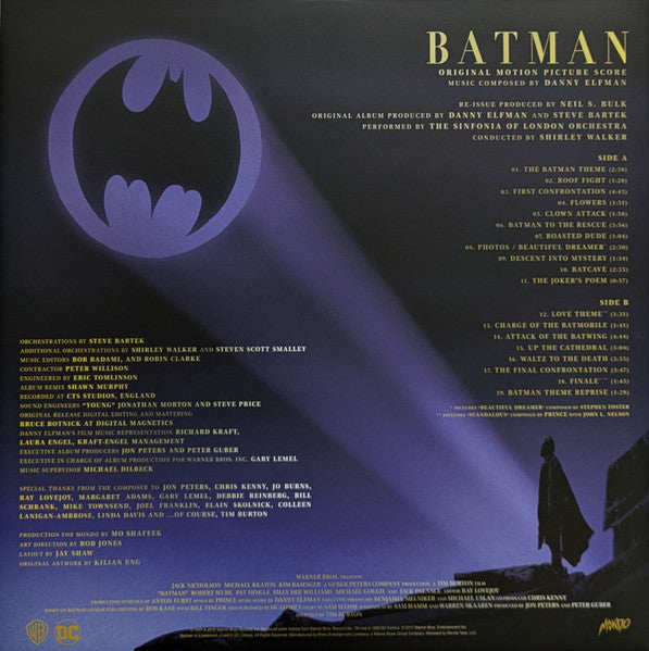 Danny Elfman : Batman (Original Motion Picture Score) (Box, Ltd, RE, Bat + LP, Album, RE, RM, Pur)