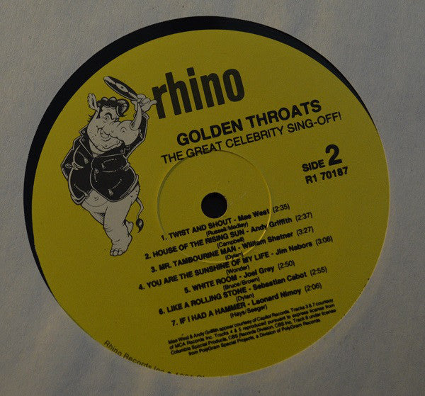 Various : Golden Throats: The Great Celebrity Sing-Off! (LP, Comp)