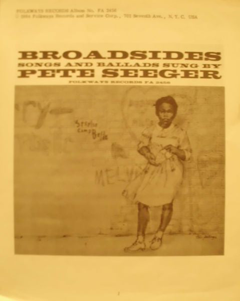 Pete Seeger : Broadsides - Songs And Ballads Sung By Pete Seeger (LP, Album)