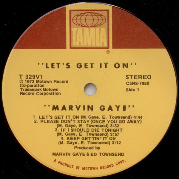 Marvin Gaye : Let's Get It On (LP, Album, Gat)