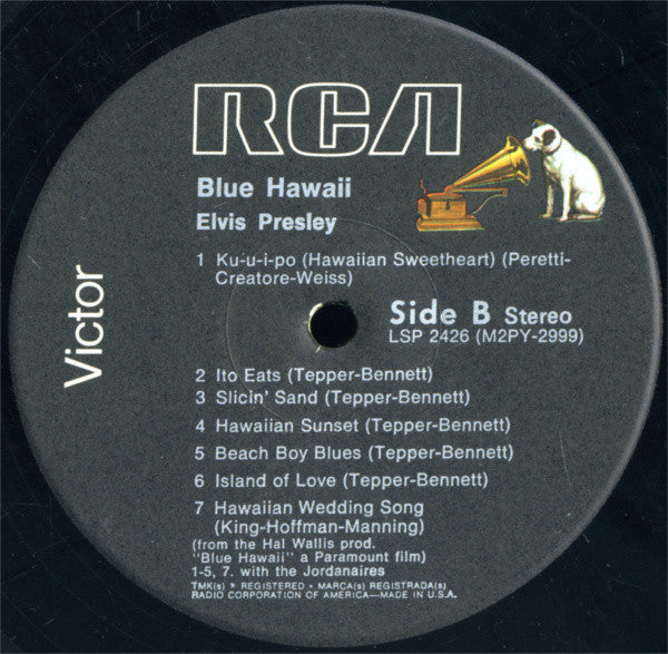 Elvis Presley : Blue Hawaii (LP, Album, RE, Bla)