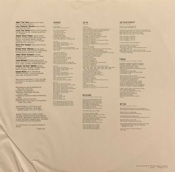 Mass Production : In The Purest Form (LP, Album, RI )